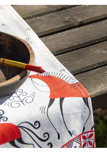 Leohome Rus Koleksiyonu Köçe Rus Havlusu 449723354 Beyaz