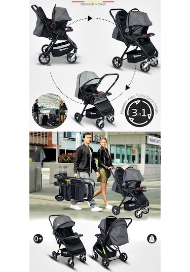 Baby Home 902 X4 Travel Sistem Bebek Arabası