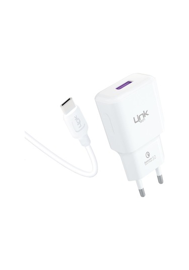 LinkTech T443e Strong 18W QC3.0 Hızlı Şarj Aleti Type-C Kablo Set