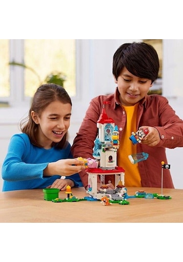 LEGO® Super Mario 71407 Cat Peach Suit and Frozen Tower 494 Parça