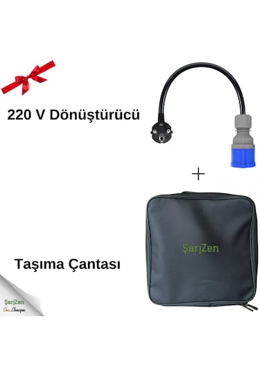 Şarjzen Power Zen 2 7.4 Kw Taşınabilir Araç Şarj Cihazı 7 KW