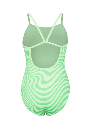 Slazenger Thinstrap Kadın Yüzücü Yeşil Mayo