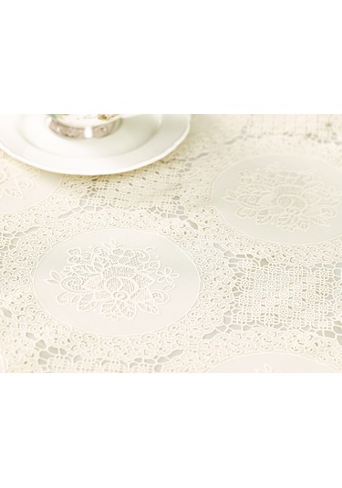 Madame Coco Roni Pvc Masa Örtüsü Maor0000000006100 X 140 Cm-ekru