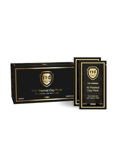 Tto Thermal Çay Ağacı Yağı İçerikli Kil Maskesi 12 x 10 ML