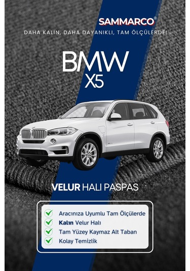 Bmw X5 2016 Halı Paspas Velur Paspas Kumaş Paspas Oto Paspas