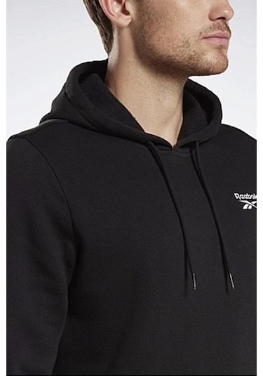 Reebok Left Chest Logo Erkek Siyah_0 Sweatshirt