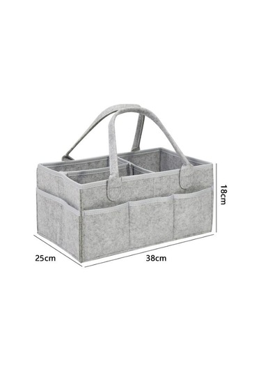 Pembe El Keçe Bebek Bezi Çantası, Özelleştirilmiş Katlanabilir Anne Çantası, Keçe Saklama Seyahat Çantası, Anne Ve Bebek Çantası Pembe