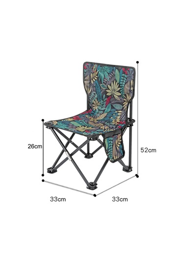 Dongjing Kamp Sandalyesi Açık Sandalye Katlanır Plaj Sandalyesi Siyah