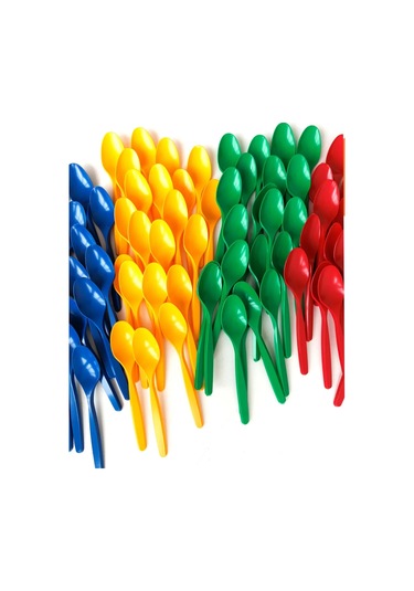 Pakkom Tek Kullanımlık Plastik Kaşıklar 375108808 100 adet