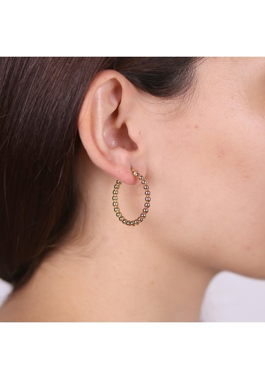 Atarkuyumculuk Top Top Halka Küpe