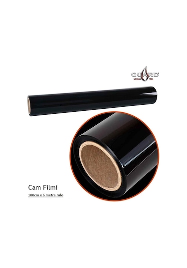 Cam Filmi American Çizilmez Guard 100Cm En X 6 Metre Rulo Siyah