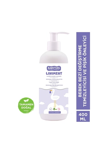 Bebek Bezi Değiştirme Temizleyicisi Ve Pişik Önleyici 400 Ml
