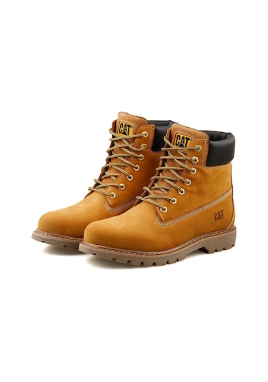 Caterpillar Clovis Sundance Nubuk Erkek Bot Sarı