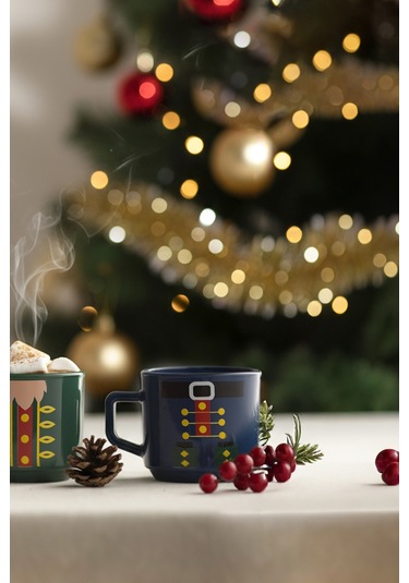 Nutcracker 3'lü Stackable Kupa Seti 180 Cc Renkli