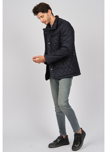 Daynax Erkek Içi Kürklü Kapitone Kaban 4926000 Lacivert-Lacivert
