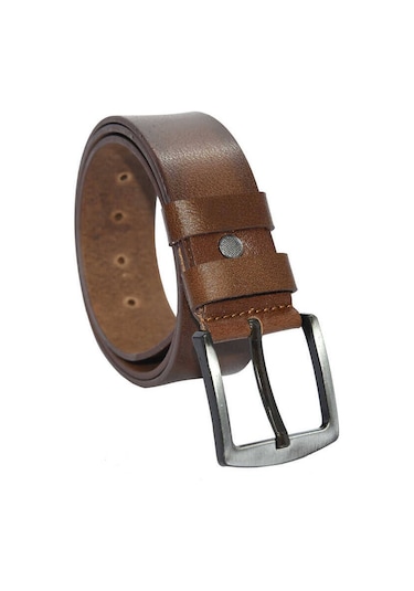 Süzer Deri Taba Tek Katmanlı Manda Derisi Düz Renk 4.5 Cm.lik Spor Kemer - 511-duz-st Kahverengi