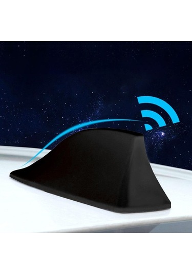 Trendooze Homyl Çoğu Sedan Ve Suv İçin Köpekbalığı Yüzgeci Anten Siyah