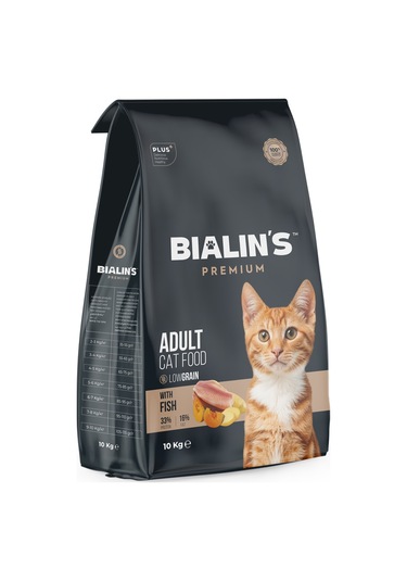 Bialins Premium Yetişkin Kedi Maması Balıklı 10kg