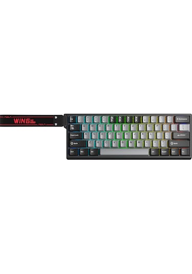 Aula Win60 He Pro Manyetik Klavye Rapid Trigger Xingyi Switch 8000hz Rgb Tkl Hot Swap Oyuncu Klavyesi Gri