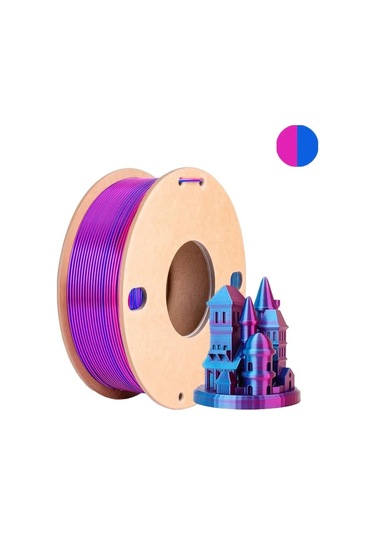 Brightnova 1 Rulo Mor Maviden Gradyan Pla Filament Rose Dark Blue Fdm Fff Yazıcılar İçin Mimari Modeller Takı Prototip 3d Baskı Malzemesi