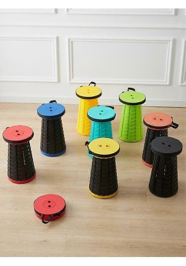 Bloomnest Taşınabilir Katlanır Balıkçı Sandalyesi Yeşil Siyah, Plastik, Polipropilen, Park Ve Kamp İçin Uygun Yeşil - Siyah