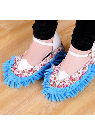 Zemin Terlik Temizleme Tozu Paspas Mavi