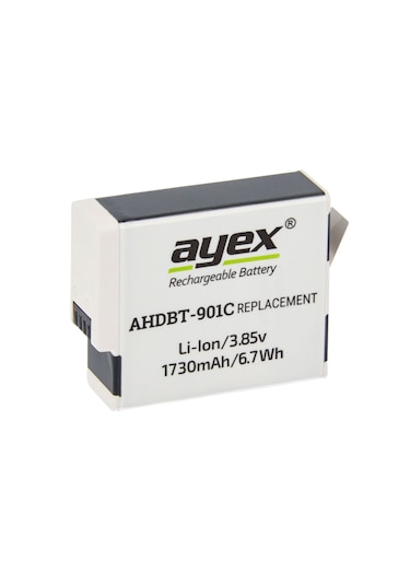 Ayex AHDBT-901C GoPro Hero 9, 10,11, 12 İle Uyumlu Batarya