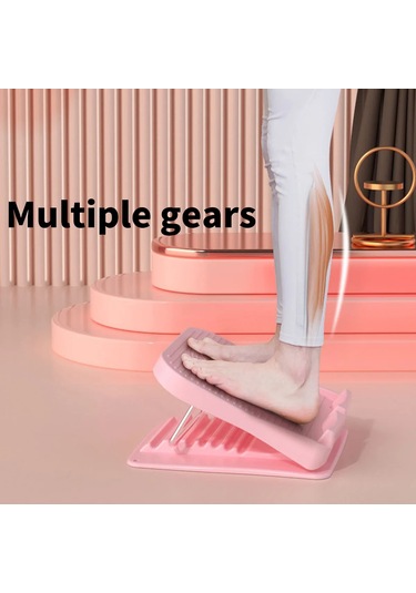 Germe Tahtası Eğimli Pedal Yalın Bacak Fitness Ekipmanları Ev Pembe