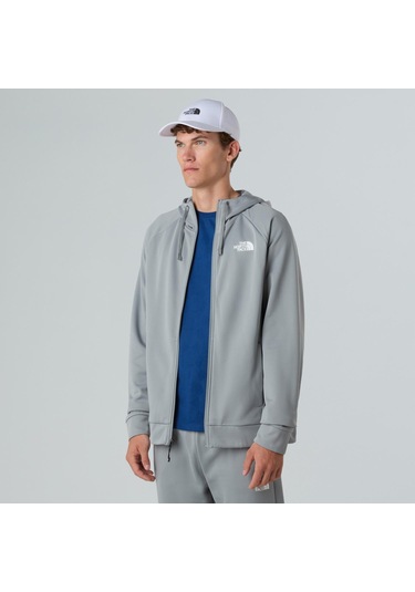 The North Face Erkek Reaxıon 2.0 Hooded Full Zıpceket Nf0a8dvypuw1 Gri