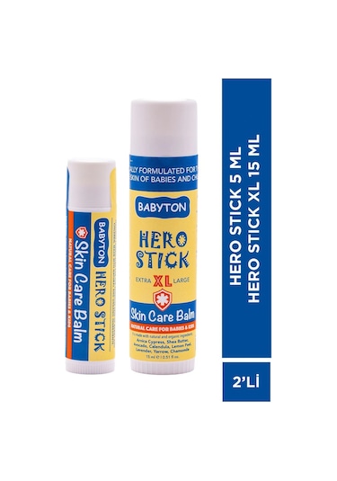 Babyton Hero Stick 5 Ml + Hero Stick Xl 15 Ml Set