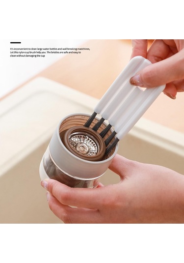 Suntek Biberon - Şişe Temizleme Fırçası Beyaz