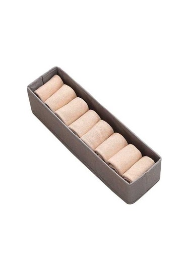 Dancemonkey Şeffaf Saklama S Pencereli Oxford Kutu Kumaş Gri Kıyafet Düzenleyici Dolap Cbtx Beden - As 140l