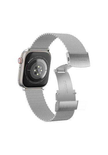 Watch 38mm Amazingthing Titan Metal Hasır Kordon Gümüş