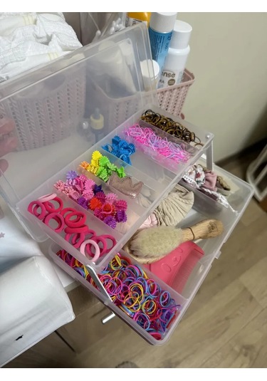 Boxplast Çeşitli Eşyalar İçin Kutu, İki Katmanlı 235x150x65mm 177221588 Beyaz