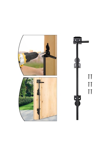 Suntek Kapı Zemin Mandalı Donanım Demir Durdurucu Pimi 24-inç