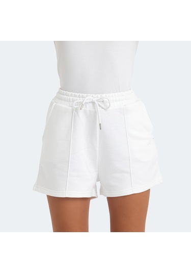 Slazenger VIXI Kadın Cepli Ekru Şort