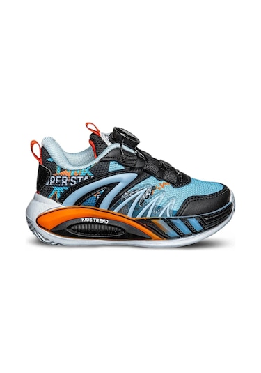 Tuğba Ortopedi 020 Çocuk Rahat Sneaker Siyah/mavi