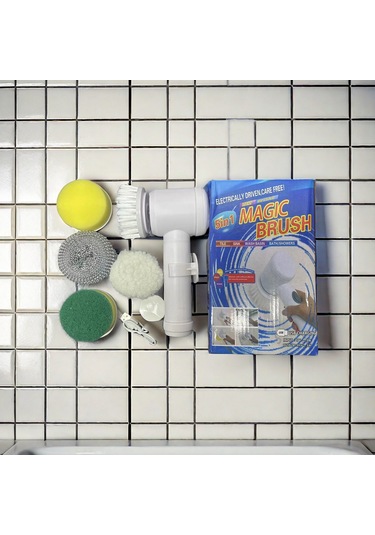 Akülü Çok Fonksiyonlu Bulaşık Fırçası Ayakkabı Temizleyici