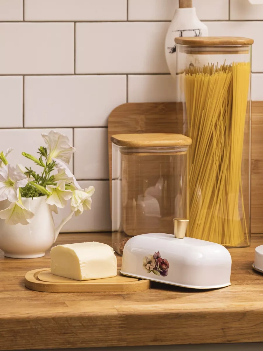 Agness Tereyağı Ve Peyniri İçin Kapaklı Sosluk 239386840 Beyaz