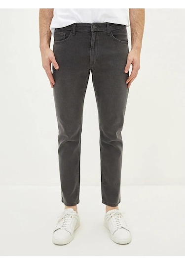Black Lee Denim Regular Fit Likralı Erkek Petek Desen Kot Pantolo (547938069)