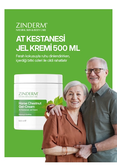 Zinderm At Kestanesi Masaj Kremi 2 x 500 ML