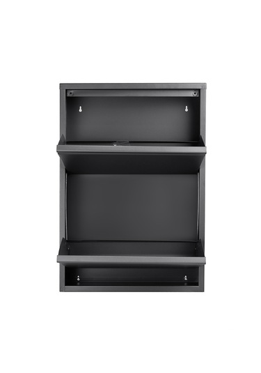 Kaser Metal 2'li Metal Ayakkabılık Antrasit