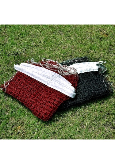 Profesyonel Taşınabilir Badminton Eğitim Filesi 6.1 M x 76 CM Yeşil