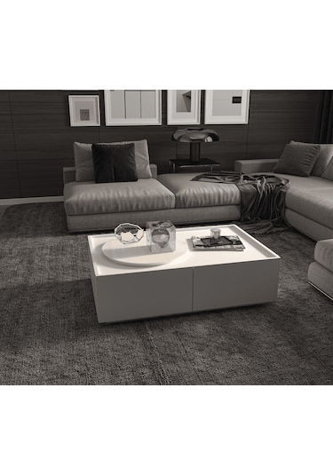 Vega Orta Sehpa - Beyaz