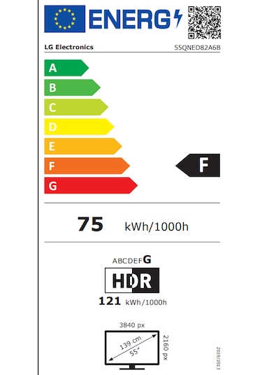 LG 55QNED82A6B 55" 140 Ekran 4K Smart TV AI Sihirli Kumanda HDR10 webOS25 QNED TV