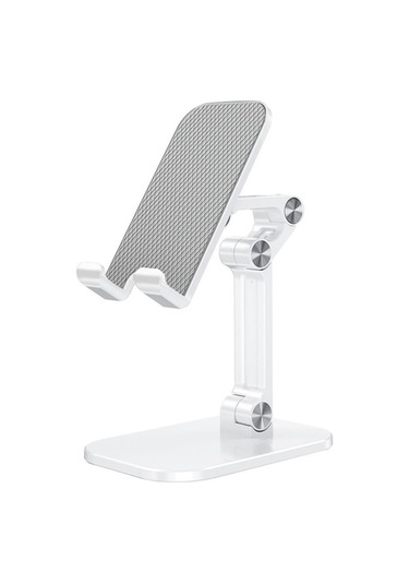 Katlanabilir Ve Ayarlanabilir Telefon & Tablet Standı - Ergonomik Beyaz Beyaz Beyaz