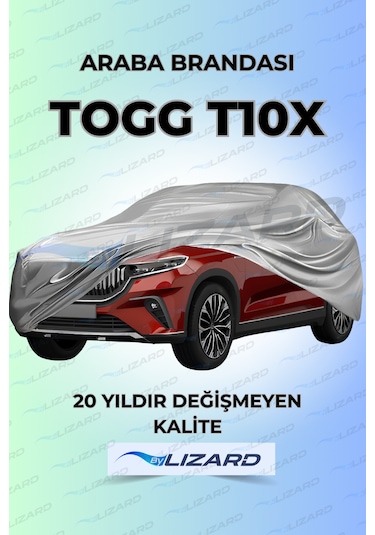 Togg T10x Uyumlu Lüks Araba Brandası Miflonlu Branda Oto Çadır Örtü