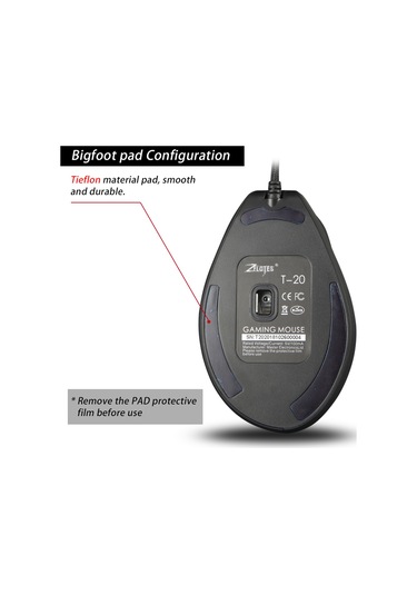 Geeroyoo "t-20 Dikey Ergonomik Şarj Edilebilir 3200 Dpı Oyun Faresi - Pc/mac Uyumlu" 001
