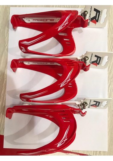 Raceone X3 Matara Kafesi Tutucu Kırmızı Kırılmaya Dayanaklı Siyah - Kırmızı - Beyaz