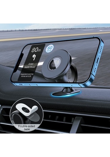 Luckysouk Manyetik Cep Telefonu Tutacağı - Siyah Siyah Torpido Üstü Evet Yok Ezro7a